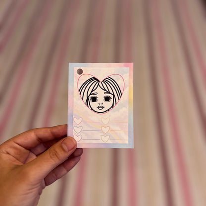 Individual Swatch Card – Choose Your Girl