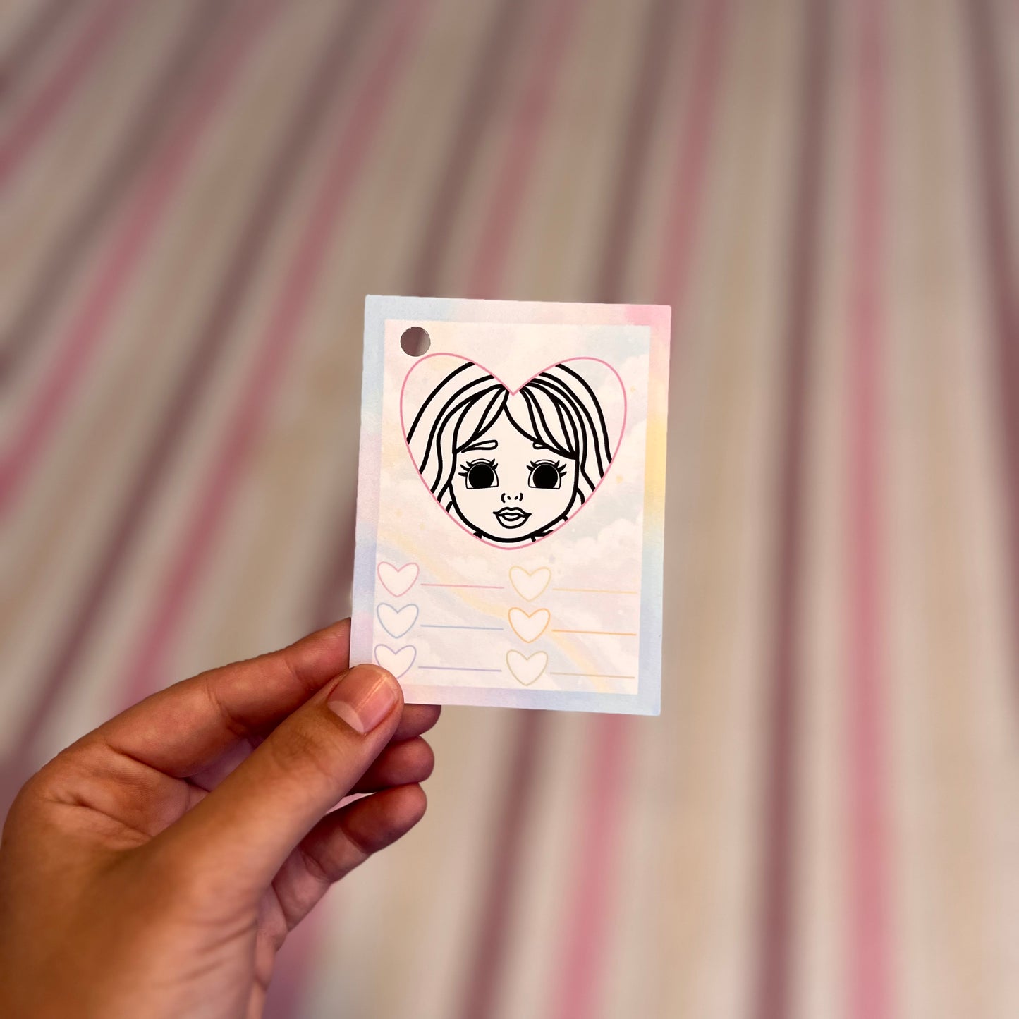Individual Swatch Card – Choose Your Girl